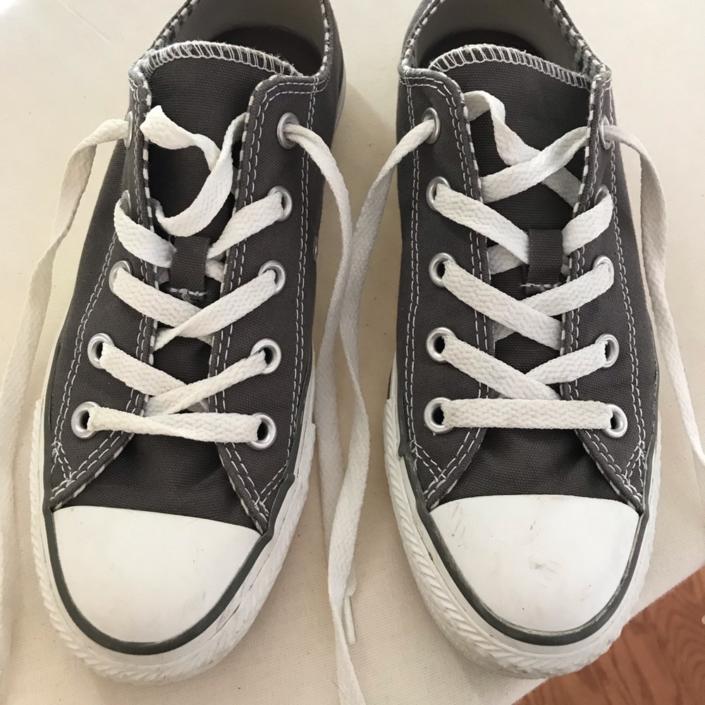 Dark gray converse